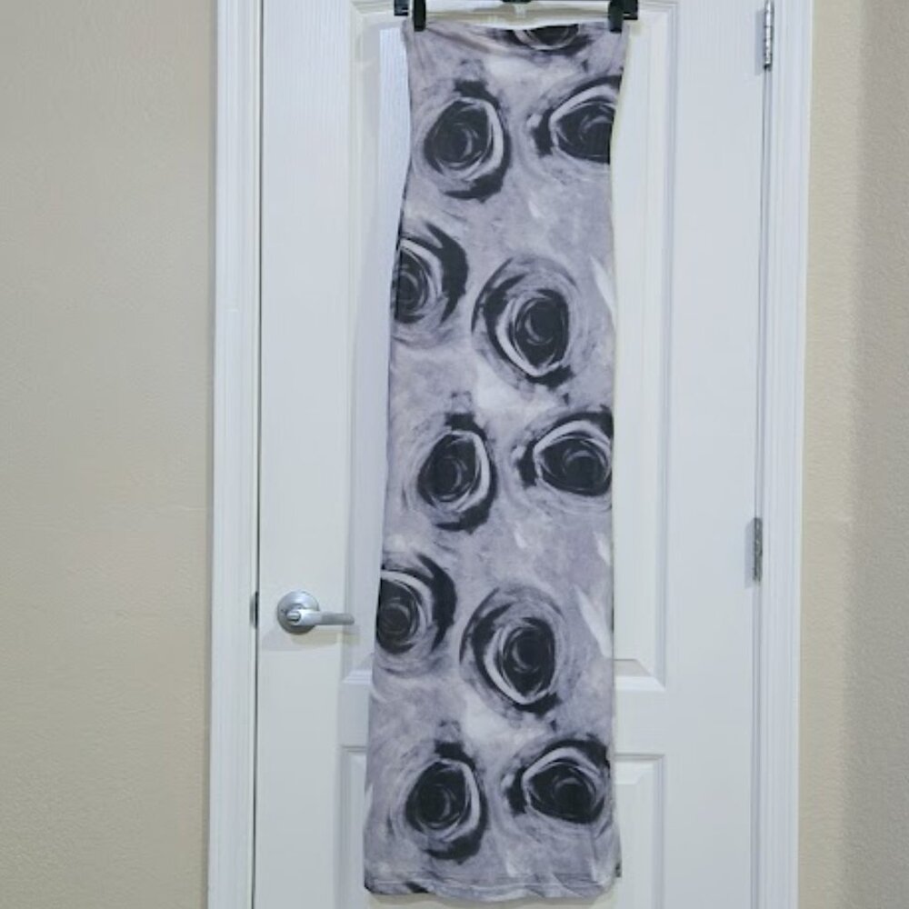 NWT MORE TO COME Oksana Gown Black Floral Dress Size S - Picture 5 of 10